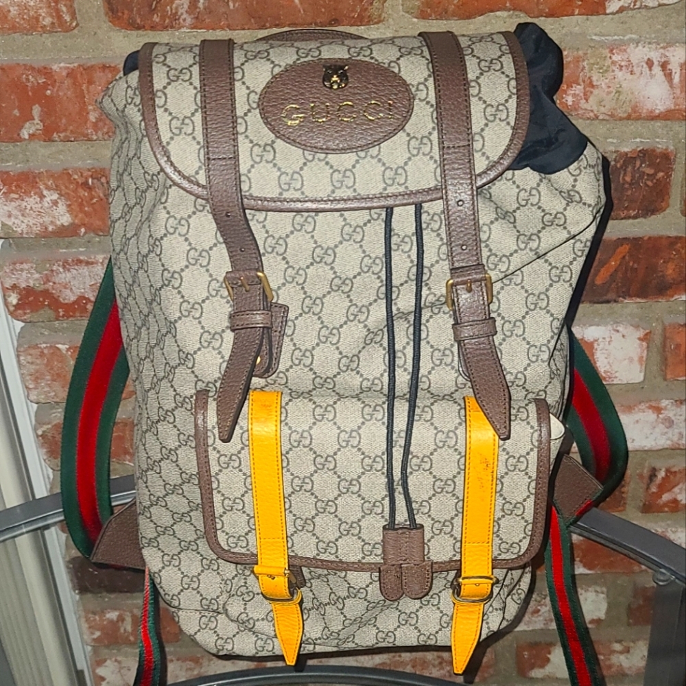 Large Gucci Supreme Monogram Backpack - image 1
